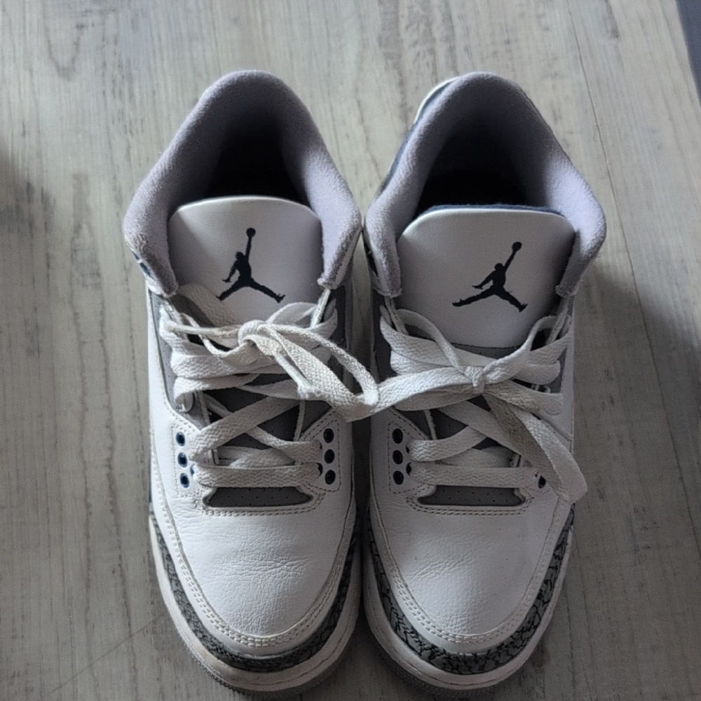Air Jordan White and Gray Sneakers
